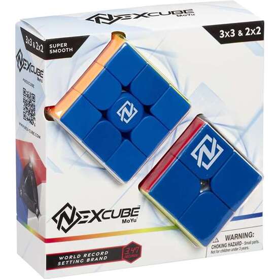 CUBONEXCUBE 3X3 + 2X2 CLASICO. 12,70X5,50X13CM image 0
