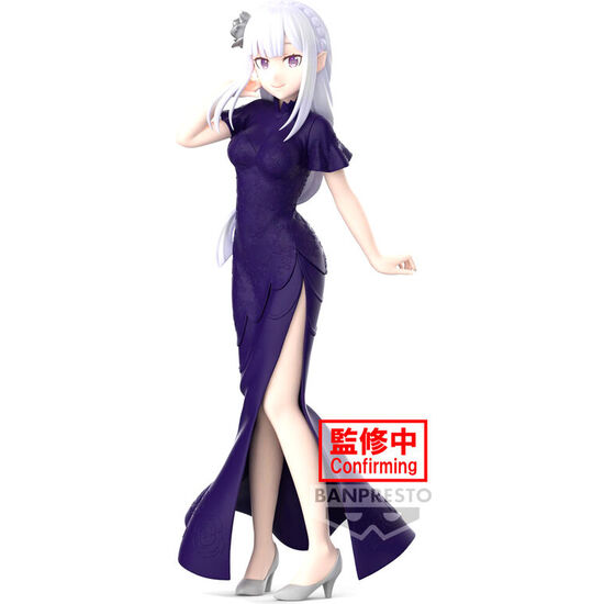 FIGURA EMILIA GLITTER & GLAMOURS RE:ZERO STARTING LIFE IN ANOTHER WORLD 24CM image 0