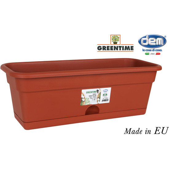 PLANTER W/RESERVOIR 50X20 GREENTIME image 0