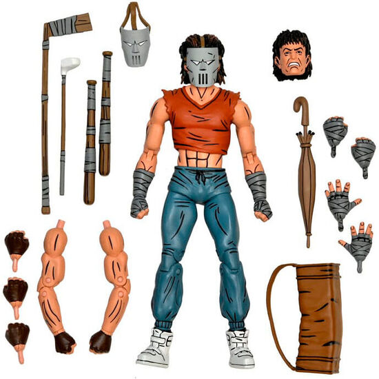 FIGURA CASEY JONES IN RED SHIRT LAS TORTUGAS NINJA 18CM image 0