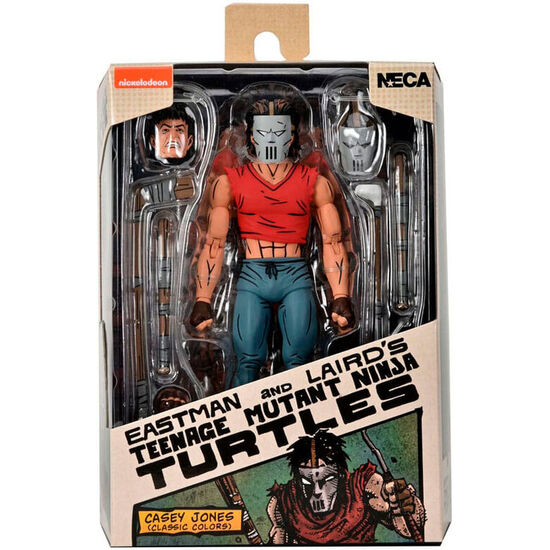 FIGURA CASEY JONES IN RED SHIRT LAS TORTUGAS NINJA 18CM image 1
