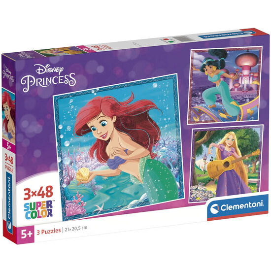 PUZZLE PRINCESAS DISNEY 3X48PZS image 0