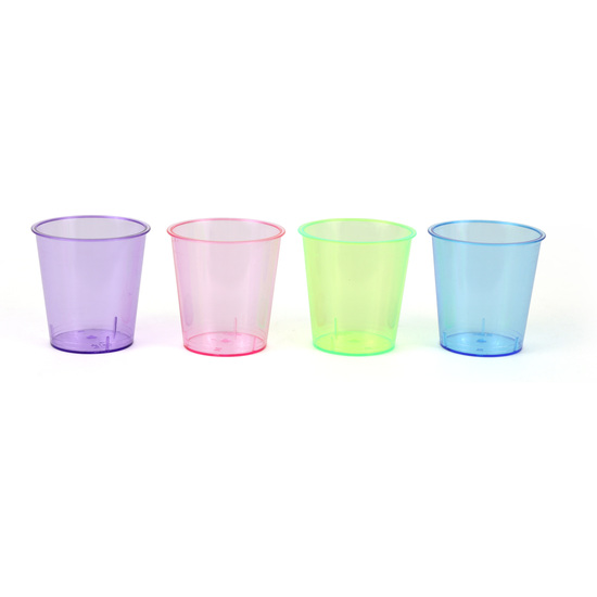 SET-24 VASO CHUPITO PS 30ML COLORES ALGON image 0
