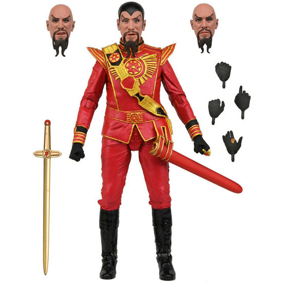 FIGURA ULTIMATE MING RED MILITARY OUTFIT FLASH GORDON 1980 18CM image 0
