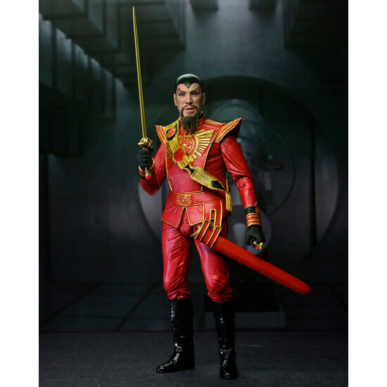 FIGURA ULTIMATE MING RED MILITARY OUTFIT FLASH GORDON 1980 18CM image 2