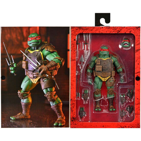 FIGURA ULTIMATE RAPHAEL THE LAST RONIN TEENAGE MUTANT TORTUGAS NINJA 18CM image 1
