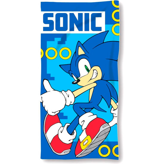 TOALLA SONIC THE HEDGEHOG MICROFIBRA image 0