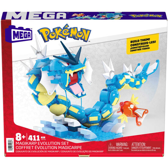 MEGA CONSTRUX MAGIKARP & GYARADOS POKEMON image 0