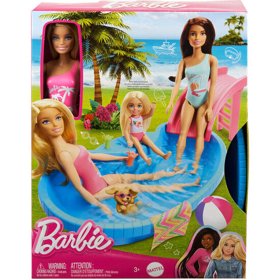 MUÑECA + PISCINA BARBIE image 0