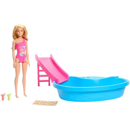 MUÑECA + PISCINA BARBIE image 1