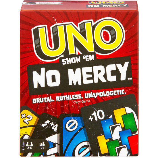 JUEGO CARTAS UNO NO MERCY image 0
