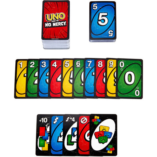 JUEGO CARTAS UNO NO MERCY image 1