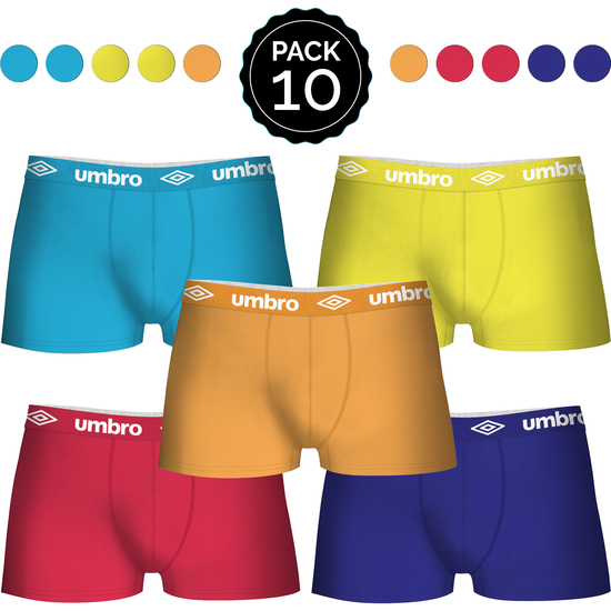 SET 10 BOXERS UMBRO MULTICOLOR image 0