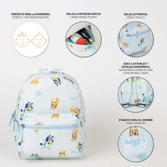 MOCHILA GUARDERIA ESTAMPADO BLUEY image 3