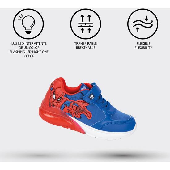 DEPORTIVA SUELA TPR CON LUCES SPIDERMAN image 3