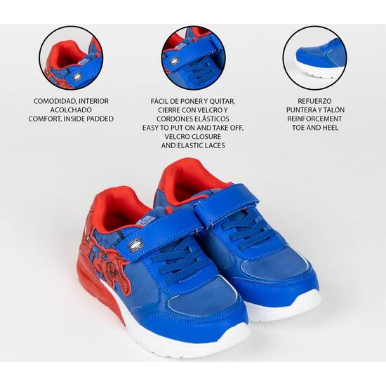 DEPORTIVA SUELA TPR CON LUCES SPIDERMAN image 4