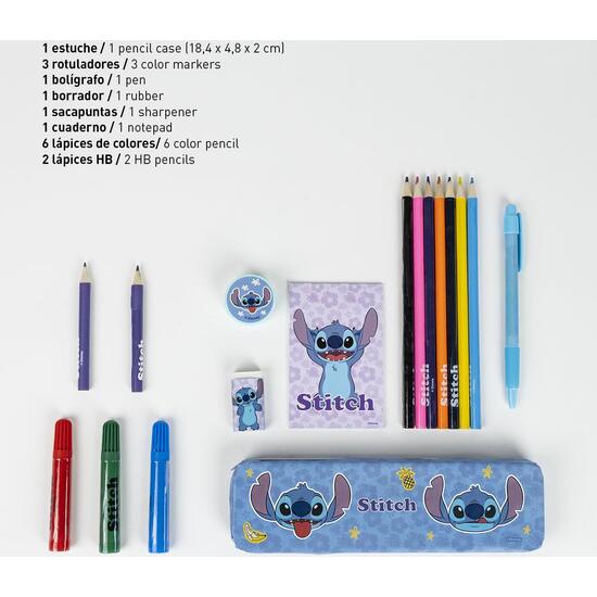 SET PAPELERÍA COLOREABLE STITCH image 1