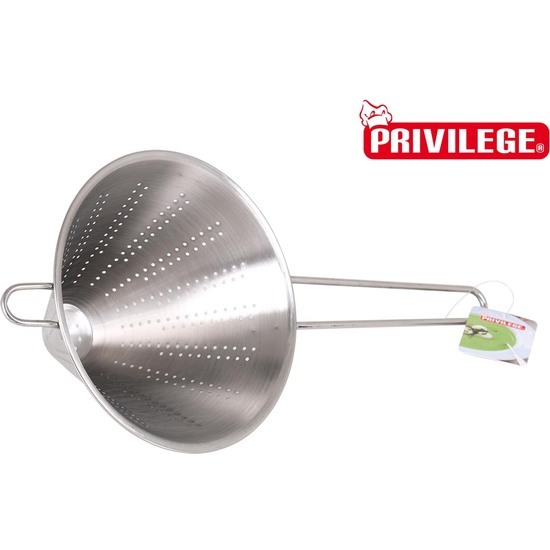 CONICAL STRAINER WITH WIRE HANDLES 18CM  image 0