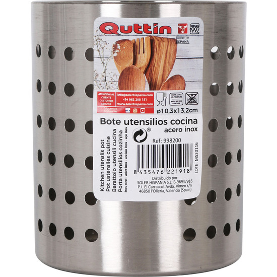 INOX STEEL KITCHEN UTENSILS POT Ш10X13CM image 1
