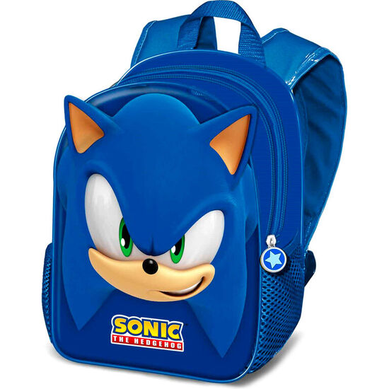 MOCHILA 3D FACE SONIC THE HEDGEHOG 31CM image 0