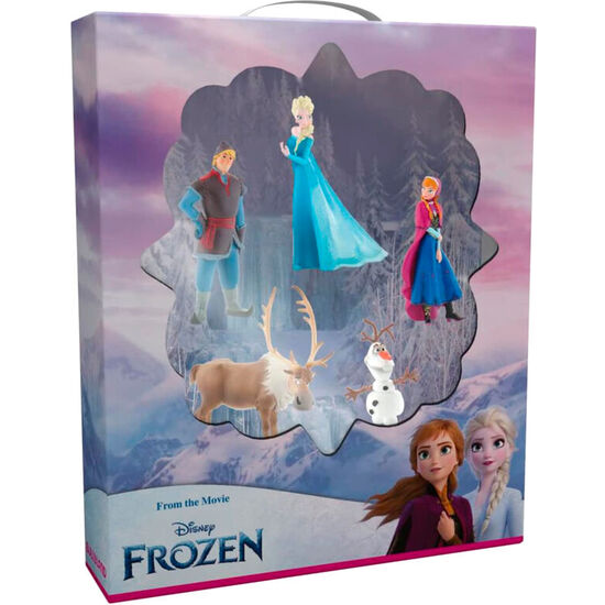 BLISTER 5 FIGURAS FROZEN DISNEY image 0