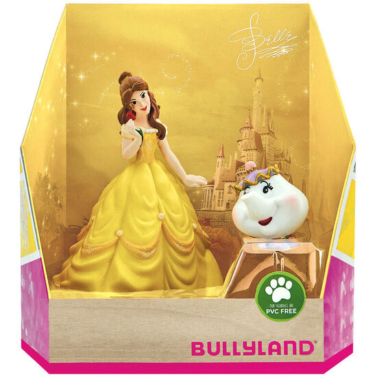 BLISTER 2 FIGURAS LA BELLA Y LA BESTIA DISNEY 14CM image 0