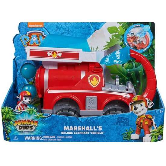 VEHÍCULO PAW PATROK ELEFANTE DELUXE DE MARSHALL 25,4X33,34X13,65 CM image 0