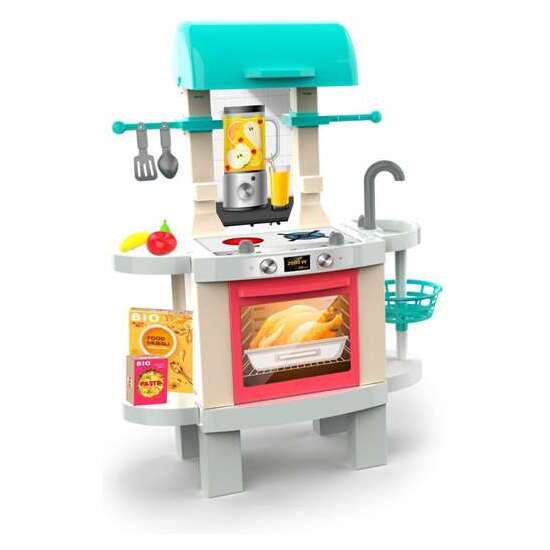 COCINA DELI KITCHEN 2 EN 1 CON LUCES Y SONIDOS ¡TRANSFORMABLE EN BARBACOA! 76X37X100 CM image 0