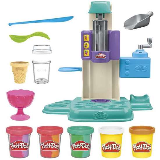 HELADERÍA MULTICOLOR PLAY-DOH. CREA LOS HELADOS MÁS COLORIDOS CON LA NUEVA HELADERIA. image 3