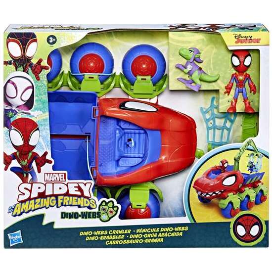 FIGURA SPIDEY DINO-WEBS GRÚA ARÁCNIDA 10,2X34,3X40,6 CM image 0