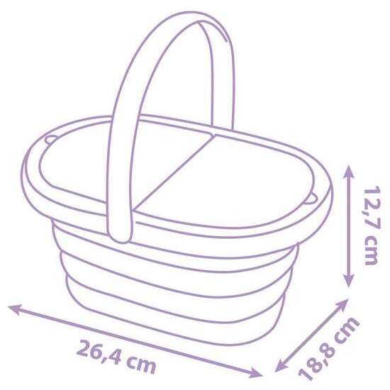 CESTA DE PICNIC LA CASA DE MUÑECAS DE GABBY. INCLUYE 23 ACCESORIOS. image 4