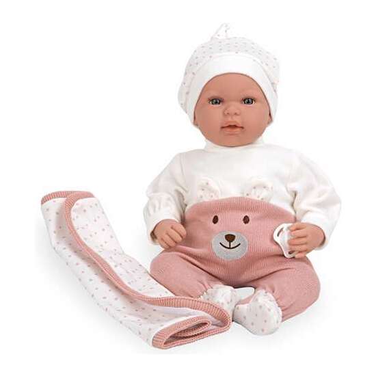 MUÑECA ELEGANCE 45 CM MIES ROSA C/MANTA C/MECANISMO RISA TRY ME image 0