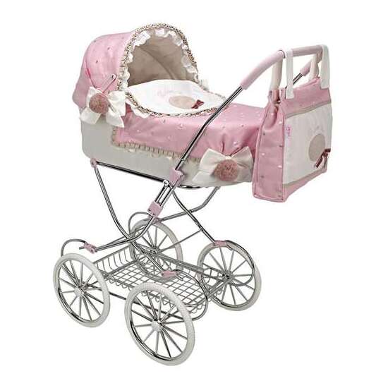 COCHE CAPOTA REBORN DE PARIS 42X72X93 CM C/BOLSO (ALTURA MANILLAR: 90 CM) image 0