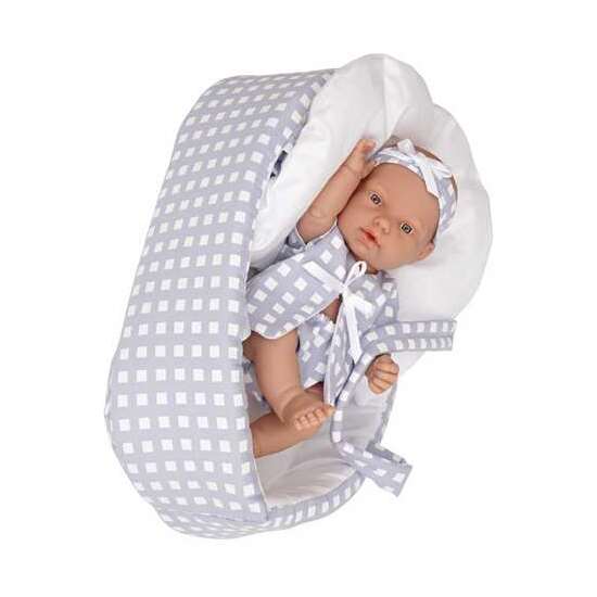 MUÑECA ELEGANCE 26 CM PILLINES AZUL C/CAPAZO C/BOLSA image 1
