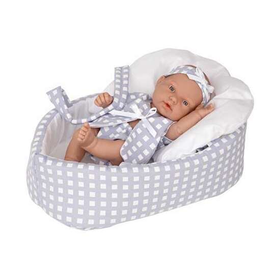 MUÑECA ELEGANCE 26 CM PILLINES AZUL C/CAPAZO C/BOLSA image 2