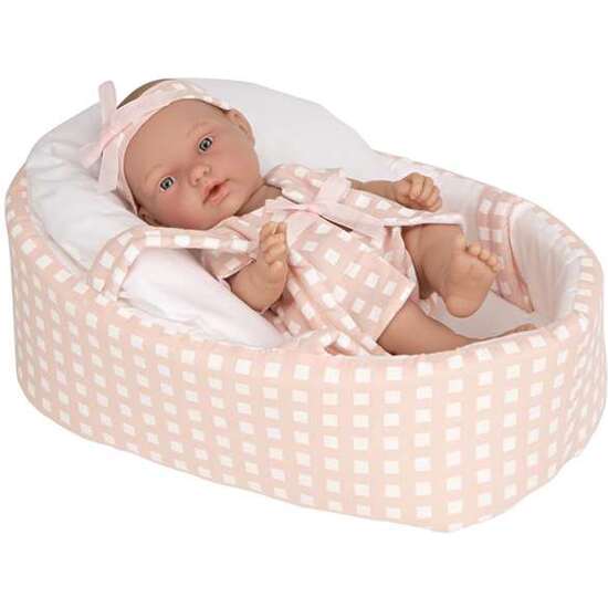 MUÑECA ELEGANCE 26 CM PILLINES ROSA C/CAPAZO image 0