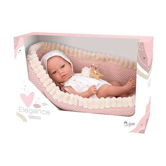MUÑECA ELEGANCE ARIA ROSA C/ CAPAZO (MUÑECO DE PESO) 38 CM image 0