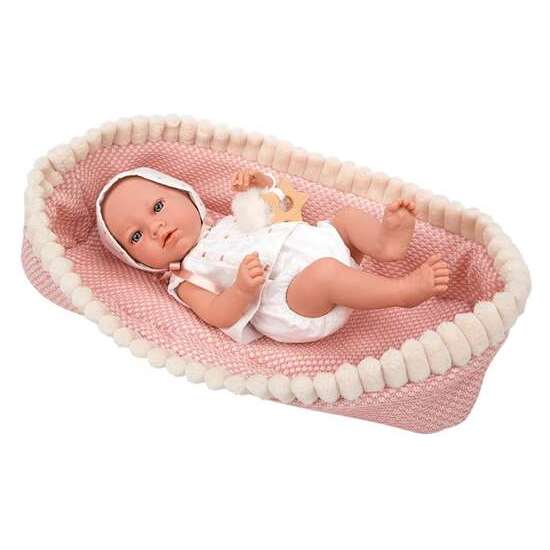 MUÑECA ELEGANCE ARIA ROSA C/ CAPAZO (MUÑECO DE PESO) 38 CM image 1