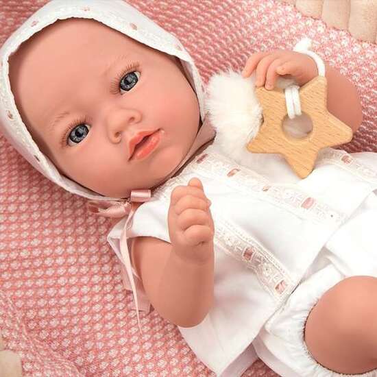 MUÑECA ELEGANCE ARIA ROSA C/ CAPAZO (MUÑECO DE PESO) 38 CM image 3