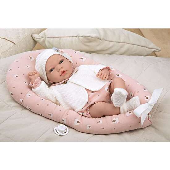 MUÑECA ELEGANCE 40 CM ANDIE C/CAPAZO CAMBIADOR (MUÑECO CON PESO) image 0