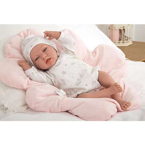 MUÑECA ELEGANCE 40 CM DAFNE C/SACO NUBE (MUÑECO CON PESO) image 0