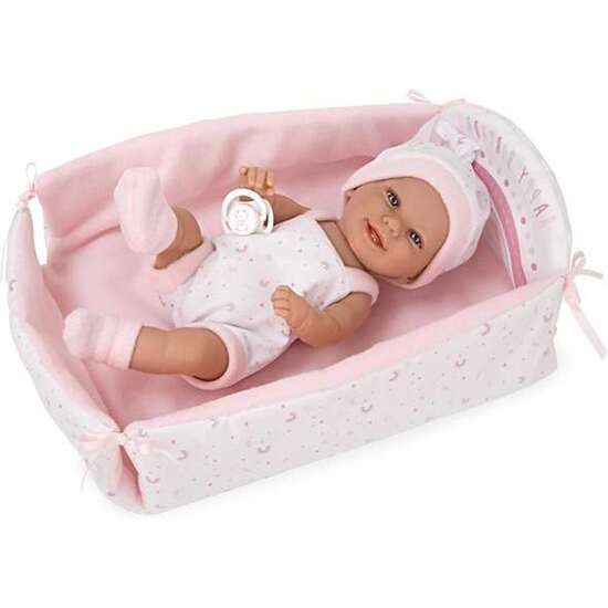 MUÑECA ELEGANCE 33 CM BABYTO HAPPY BIRTHDAY ROSA C/CUNITA (CUERPO VINYL, SEXO NIÑA) image 2