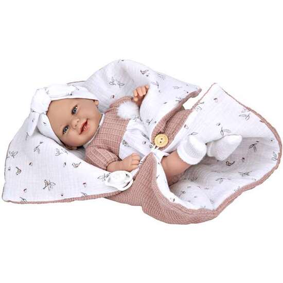 MUÑECA ELEGANCE 33 CM BABYTO ROSA C/SACO DE DORMIR (CUERPO VINYL, SEXO NIÑA) image 0
