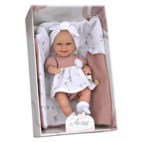 MUÑECA ELEGANCE 33 CM BABYTO ROSA C/SACO DE DORMIR (CUERPO VINYL, SEXO NIÑA) image 1