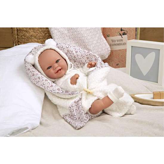 MUÑECA ELEGANCE 35 CM BABYTO BLANCO C/MANTA (MUÑECO DE PESO) image 5