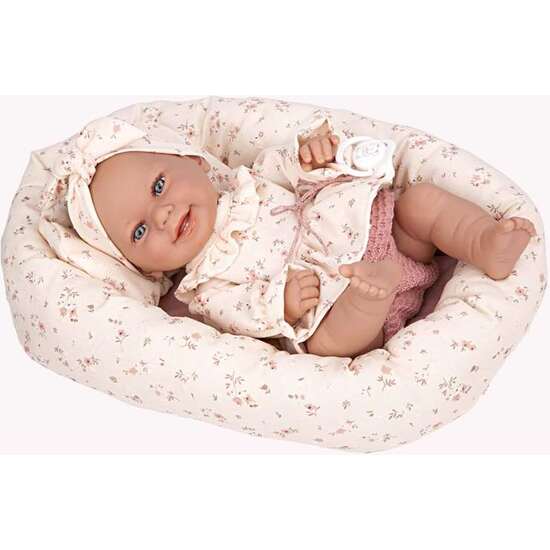 MUÑECA ELEGANCE 33 CM BABYTO BEIGE C/CAPAZO (CUERPO VINYL, SEXO NIÑA) image 0