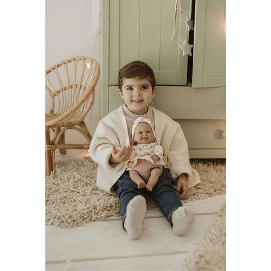 MUÑECA ELEGANCE 33 CM BABYTO BEIGE C/CAPAZO (CUERPO VINYL, SEXO NIÑA) image 2