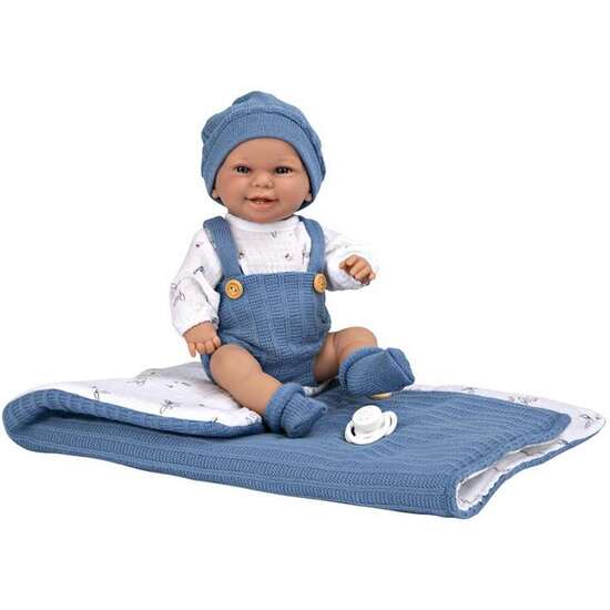MUÑECA ELEGANCE 33 CM BABYTO AZUL C/SACO DE DORMIR (CUERPO VINYL, SEXO NIÑO) image 0