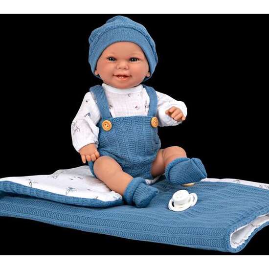MUÑECA ELEGANCE 33 CM BABYTO AZUL C/SACO DE DORMIR (CUERPO VINYL, SEXO NIÑO) image 3