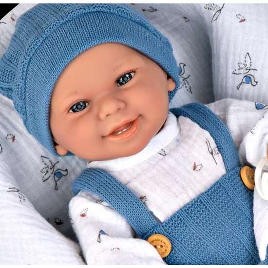 MUÑECA ELEGANCE 33 CM BABYTO AZUL C/SACO DE DORMIR (CUERPO VINYL, SEXO NIÑO) image 4